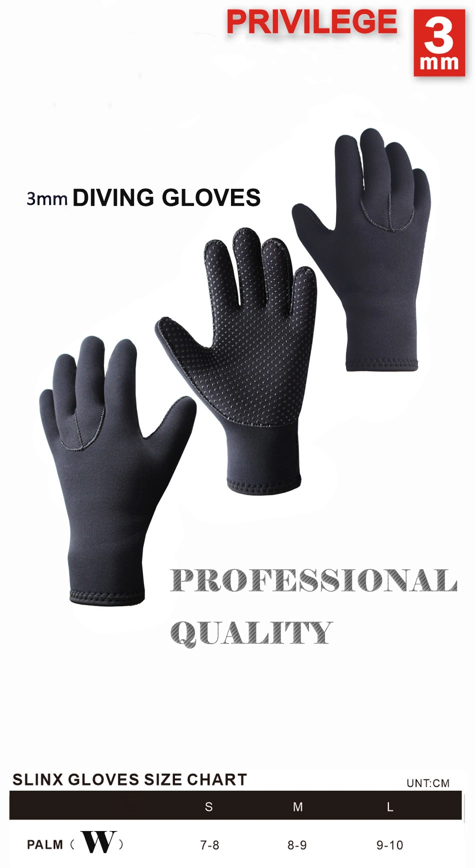 3mm Hand Protection Anti-Skid Particles Camouflage Diving Gloves for Spearfishing