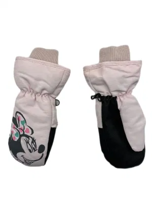 Guantes de esquí impermeables de invierno Disney para niños con estampado de Minnie