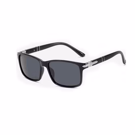 Gafas de sol polarizadas Gd para hombres, montura ligera Tr90, protección UV400, gafas de sol cuadradas