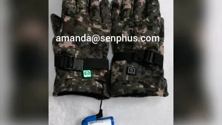 Guantes de esquí con calefacción eléctrica y batería recargable