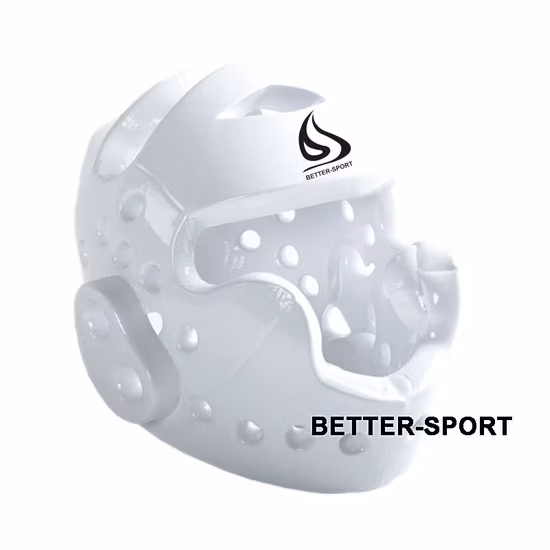 Protector de cabeza para artes marciales, deportes de artes marciales, Tkd, Kickboxing, espuma sumergida, color rojo y azul